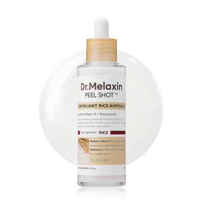 Dr. Melaxin Rice Exfoliating Serum Pore Shrinking Korean Skin Care